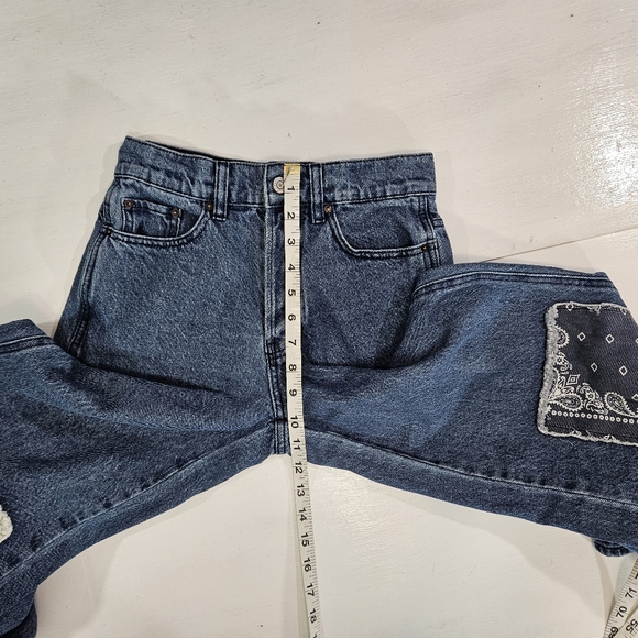 Pacsun patchwork baggy jeans women's size 24 - Picture 5 of 13